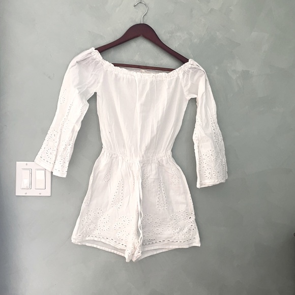 Rebellion Pants - Rebellion white romper